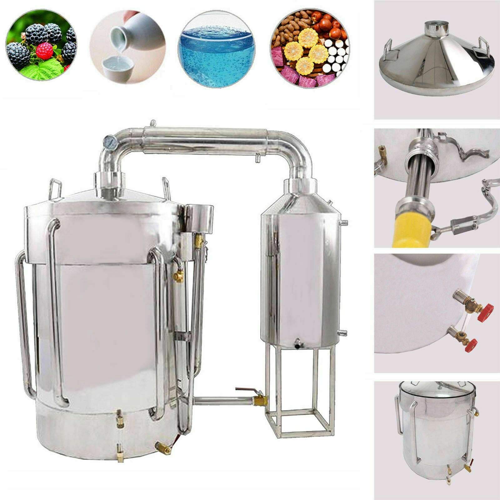 Buy Wine Distiller Brewing Kit,Alcohol Distiller Moonshine Still Whisky