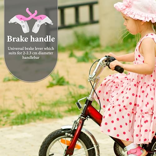 Miniatura 6 de Veemoon Par de extremos de cable del acelerador de freno para niños, palancas de freno universales, piezas de ciclismo de plástico para bicicleta de