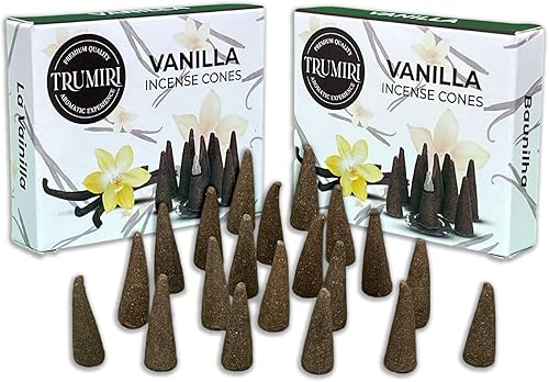 Conos de incienso de vainilla  Total de 20 conos de incienso  Paquete doble de 10 conos de insencia  Conos de incienso perfumados  Aromas de