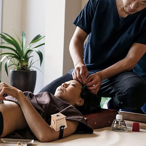 Miniatura 4 de Caja de moxibustión de bambú de un solo agujero de primera calidad para terapia de moxibustión Moxa