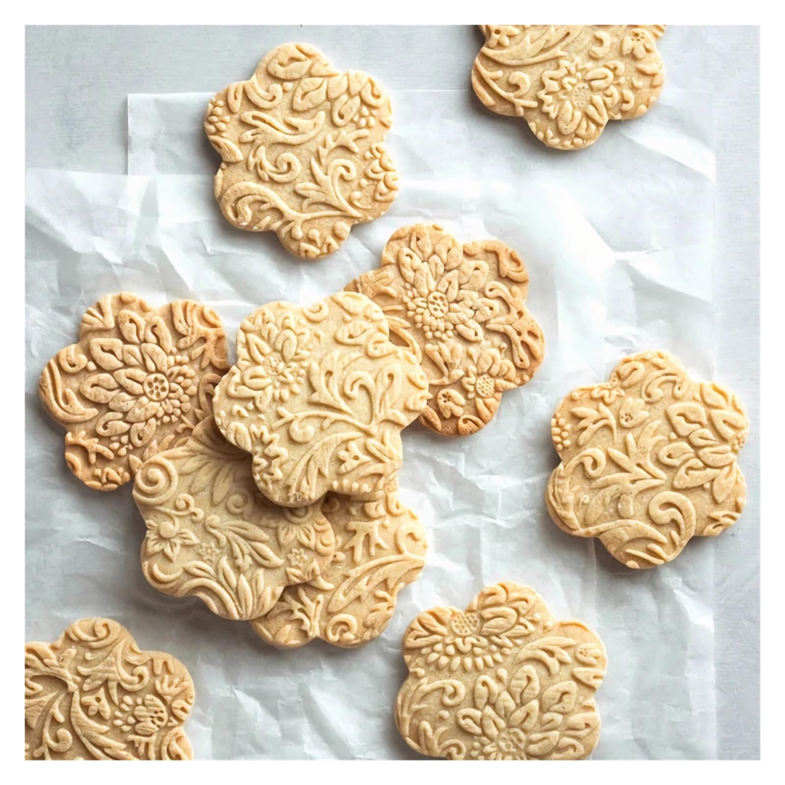 Rodillo de Madera de 13,7 Pulgadas con Estampado de Girasol for repostería, Galletas y Grabado Profundo. para Cocina, Pastelería