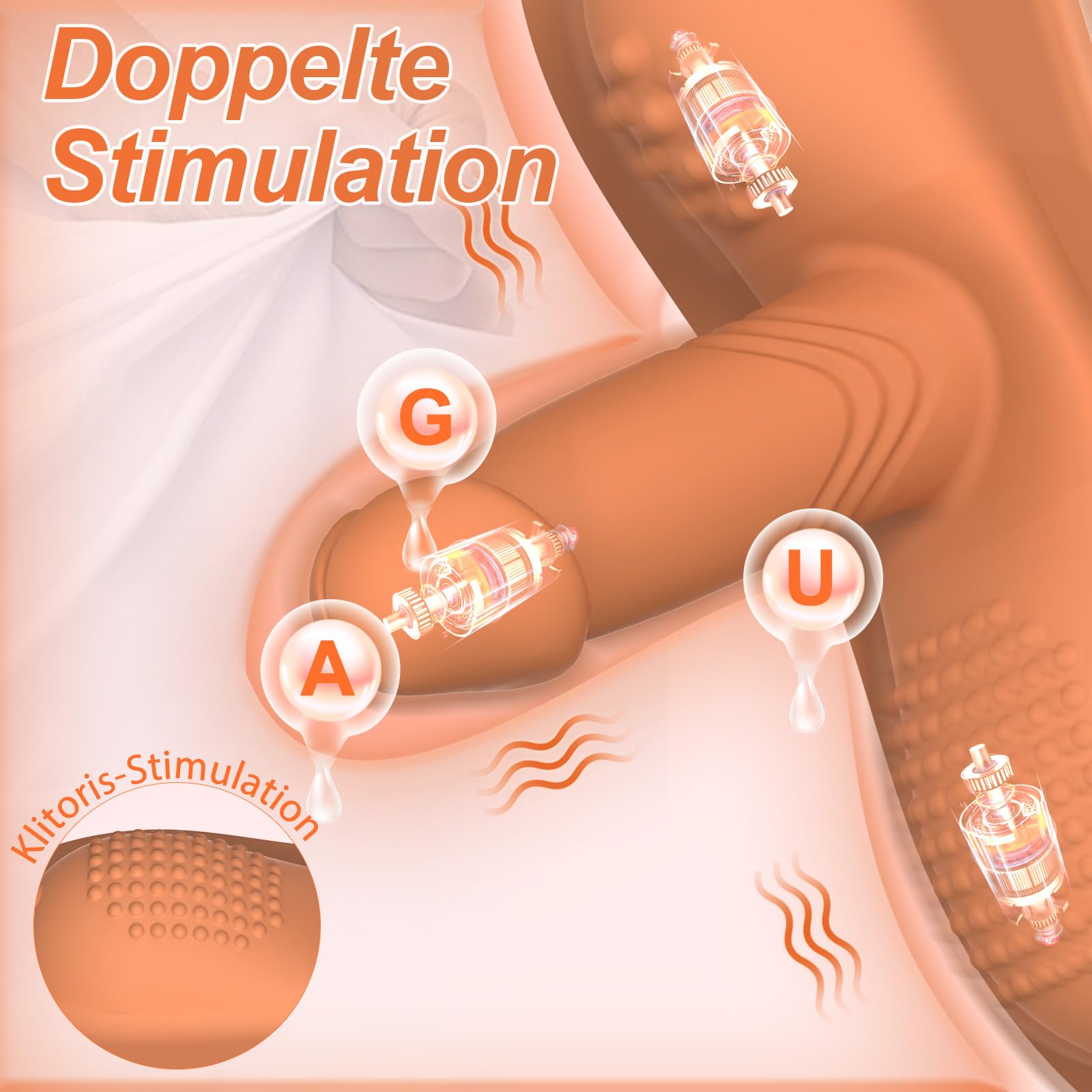 G Punkt Dildo Vibrator Sex Spielzeug für die Frau Paare, Realistische Dildo Analvibrator mit 10+10 Vibrationsmodi, Sizt Dildo Penis Vibration für Frauen