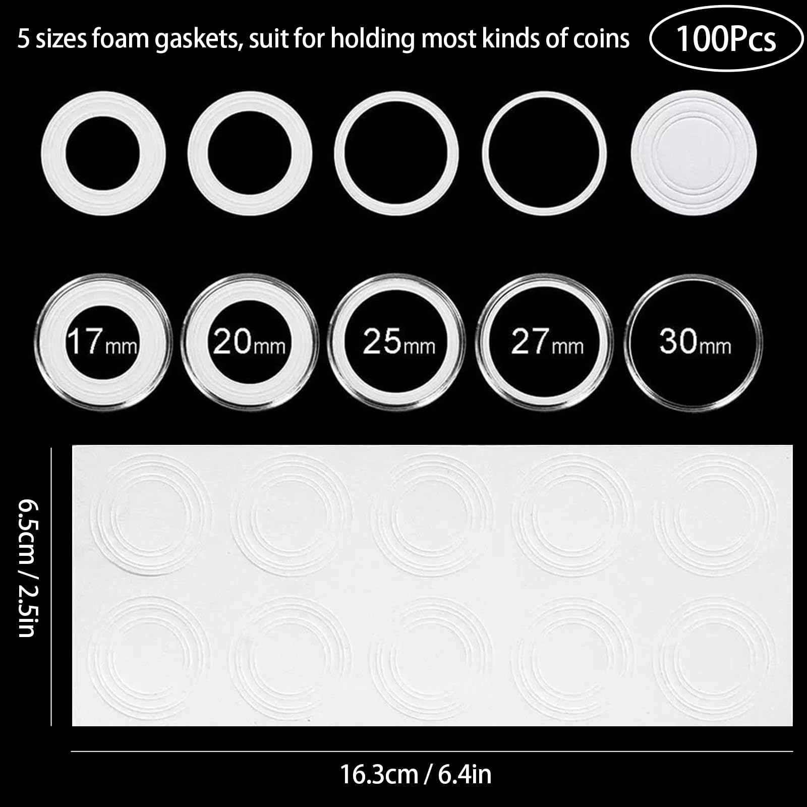 Cyrank Scatola Porta Monete Trasparente – 60 Capsule Da 41 Mm Per Collezione, Contenitore In Plastica Per Collezionisti - 5