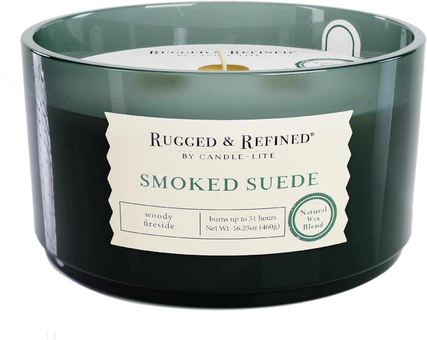 Candle-Lite Scented Candles for Men, Silver Mountain Fragrance, 16.25 oz Jar, 3-Wick, 51 Hours of Burn Time, Masculine Aromatherapy with Long Lasting Scent, Ideal Gift for Father's Day and Home Decor
