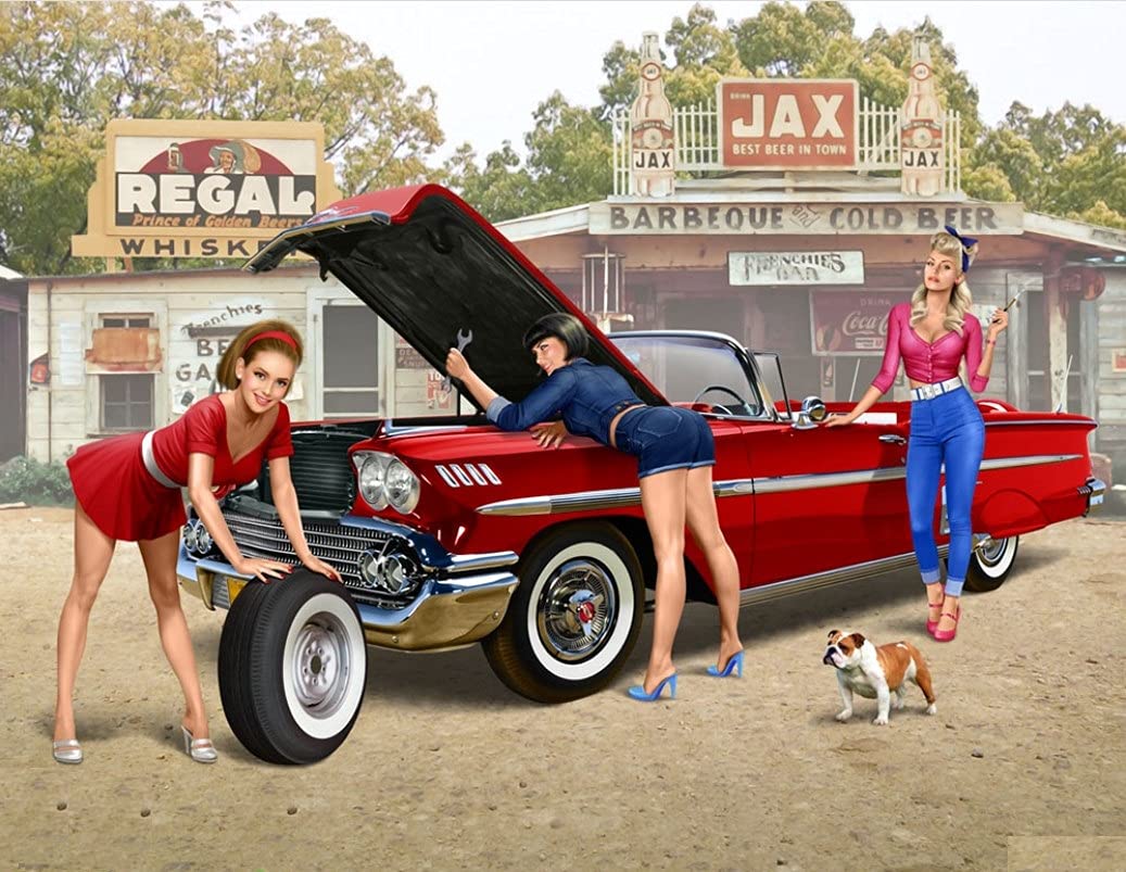 Master Box 24082-1/24"The Legendary 60's Series. On New Adventures! Model