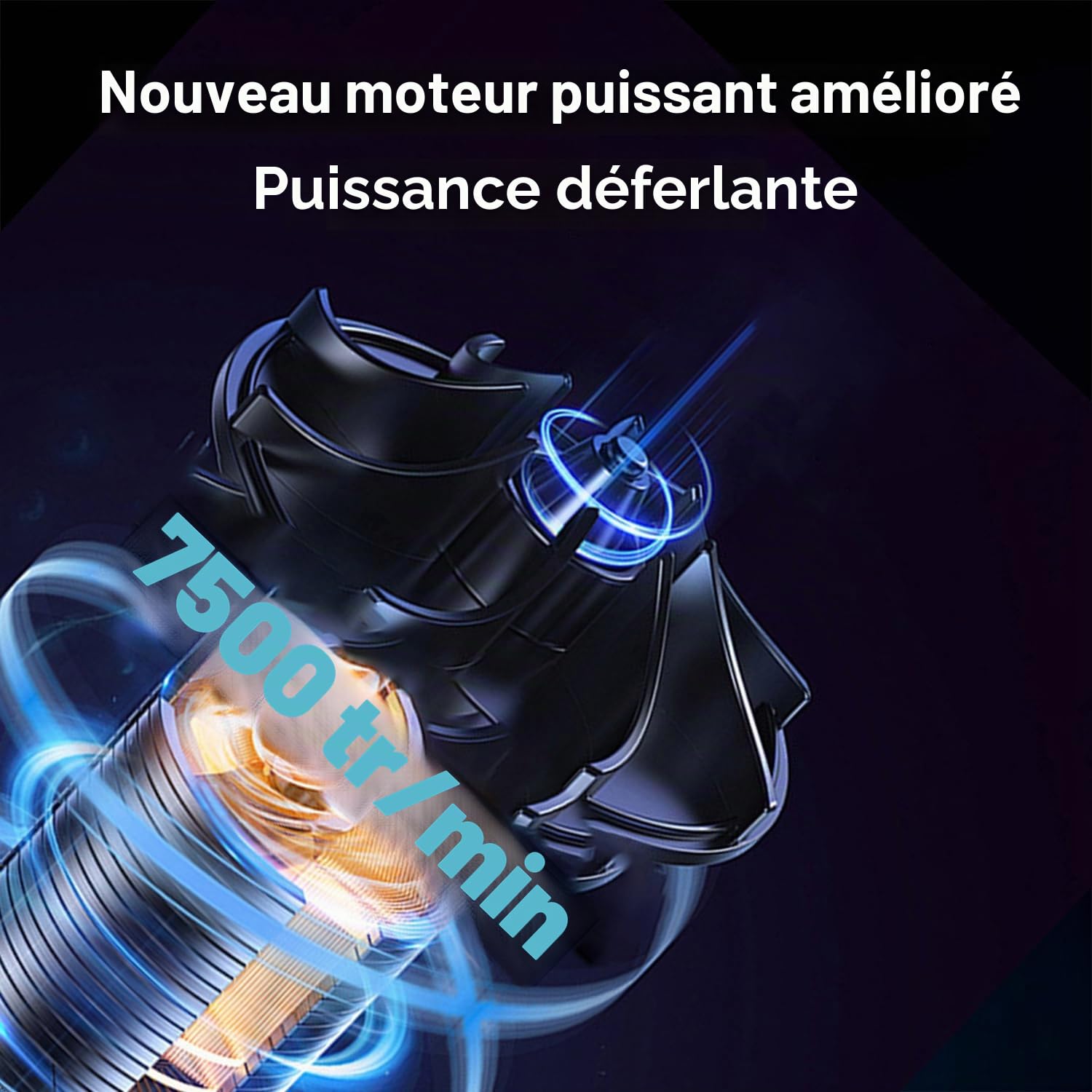 KEMEI 2299 Professionnelle Sans Fil Tondeuse Cheveux Hommes, Tondeuse Barbe Homme électrique, Tondeuse à Lame en T Zéro écartement Pour Homme