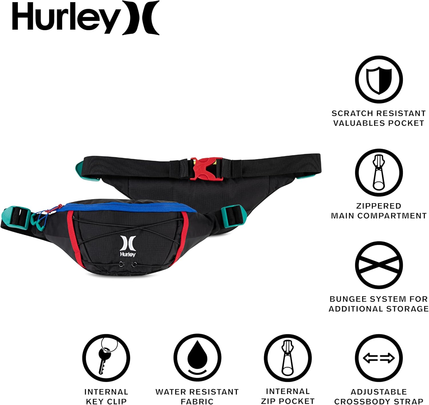 Hurley Men's Utility Crossbody Bag - Image 5