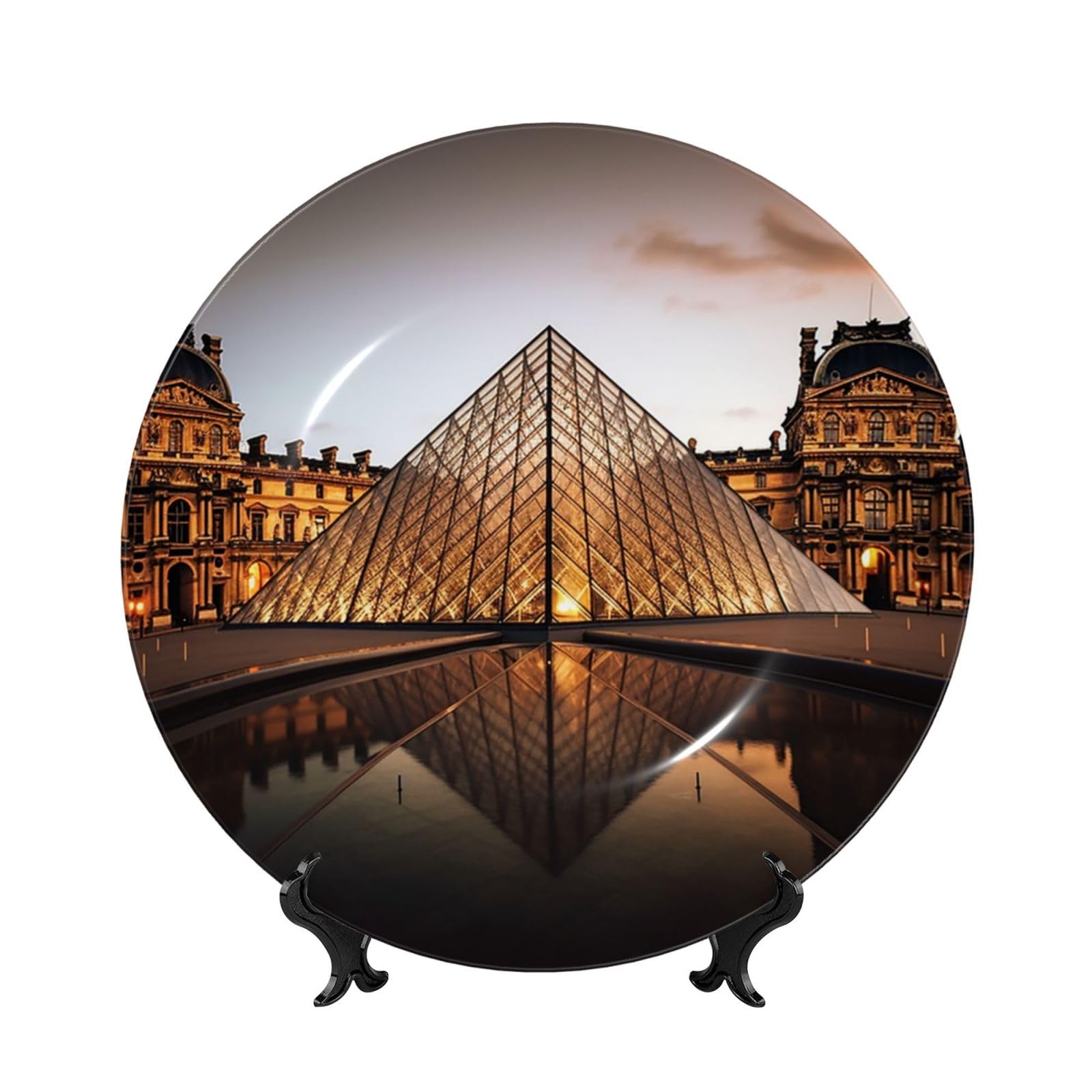 Assiette décorative musée du Louvre pour sublimer la décoration de votre bureau et table basse