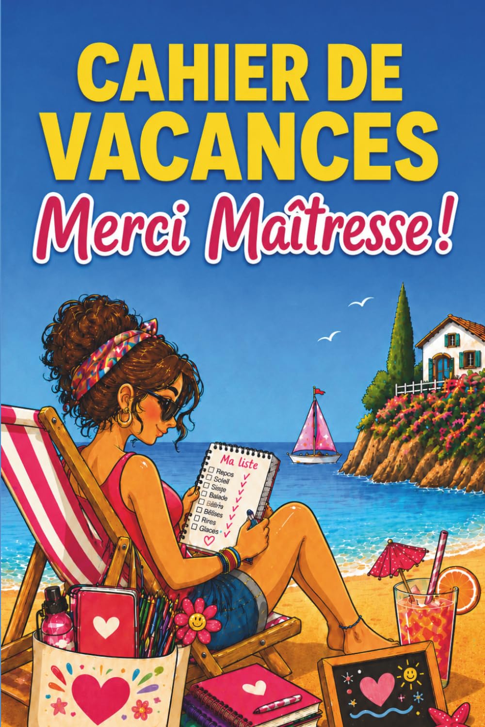 Cahier de vacances - Merci Maitresse !: Cahier de vacances pour ma maîtresse. Un cadeau de remerciement de fin d’année pour dire merci à ma maitresse d’école. (Editions La Plume Buissonnière)
