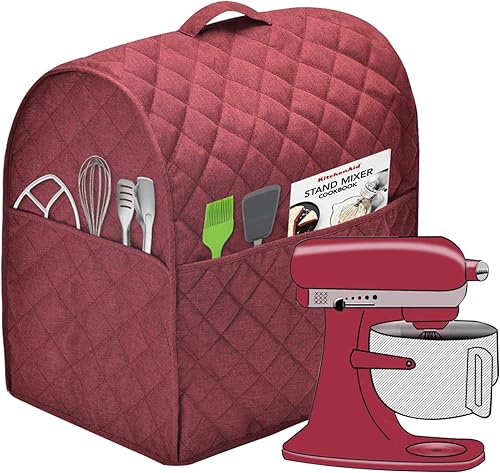 Miniatura 8 de Funda para batidora de pie compatible con Kitchenaid Mixer se adapta a todos los modelos de cabezal de inclinación y elevación de cuenco con 3