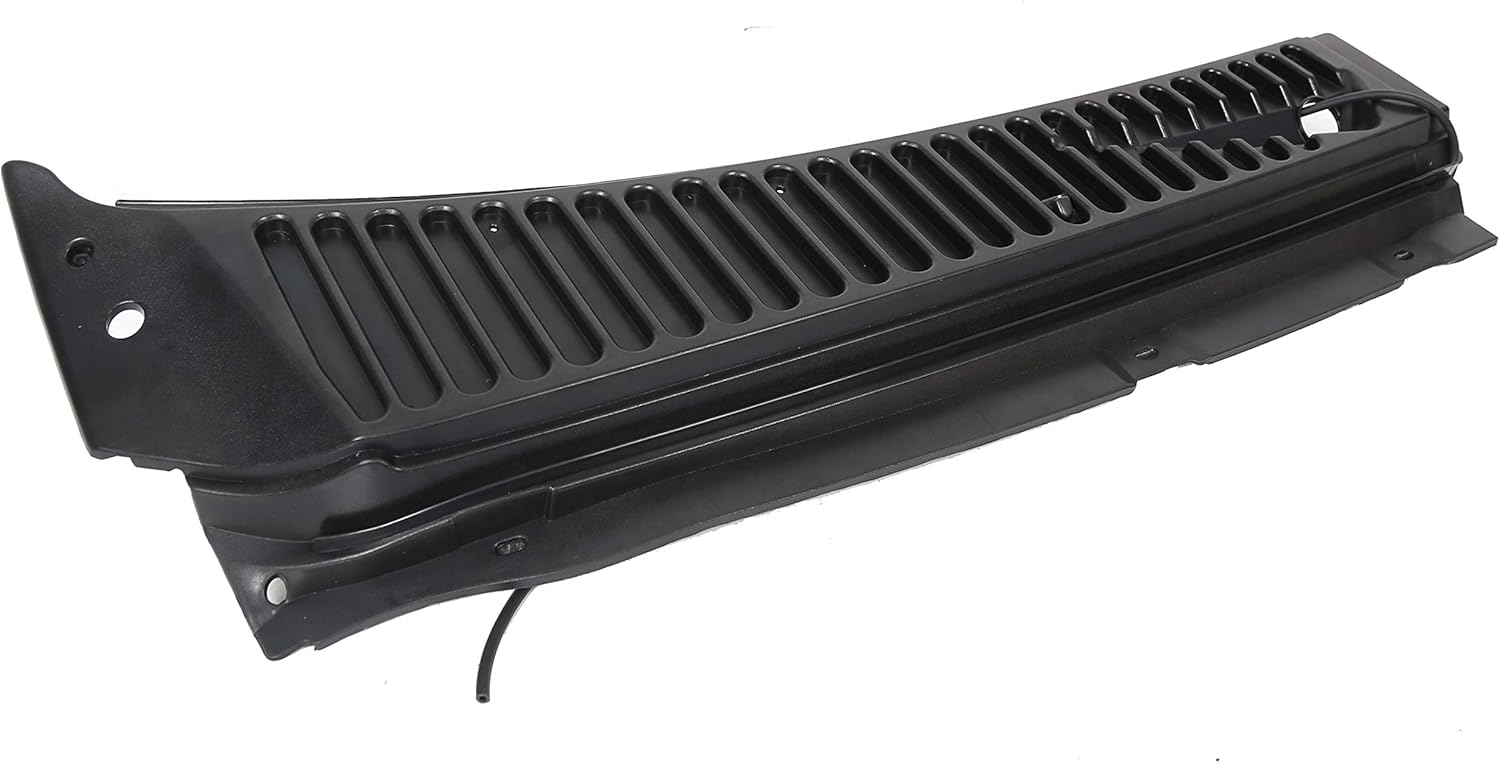 HECASA Windshield Wiper Cowl Vent Grille Compatible with 1999-2007 Ford F250 F350 F450 F550 Super Duty 2000-2005 Excursion Replace for 3C3Z-25022A68-AAA 4C3Z-25022A69-AAA Windscreen Covers Panels Kit