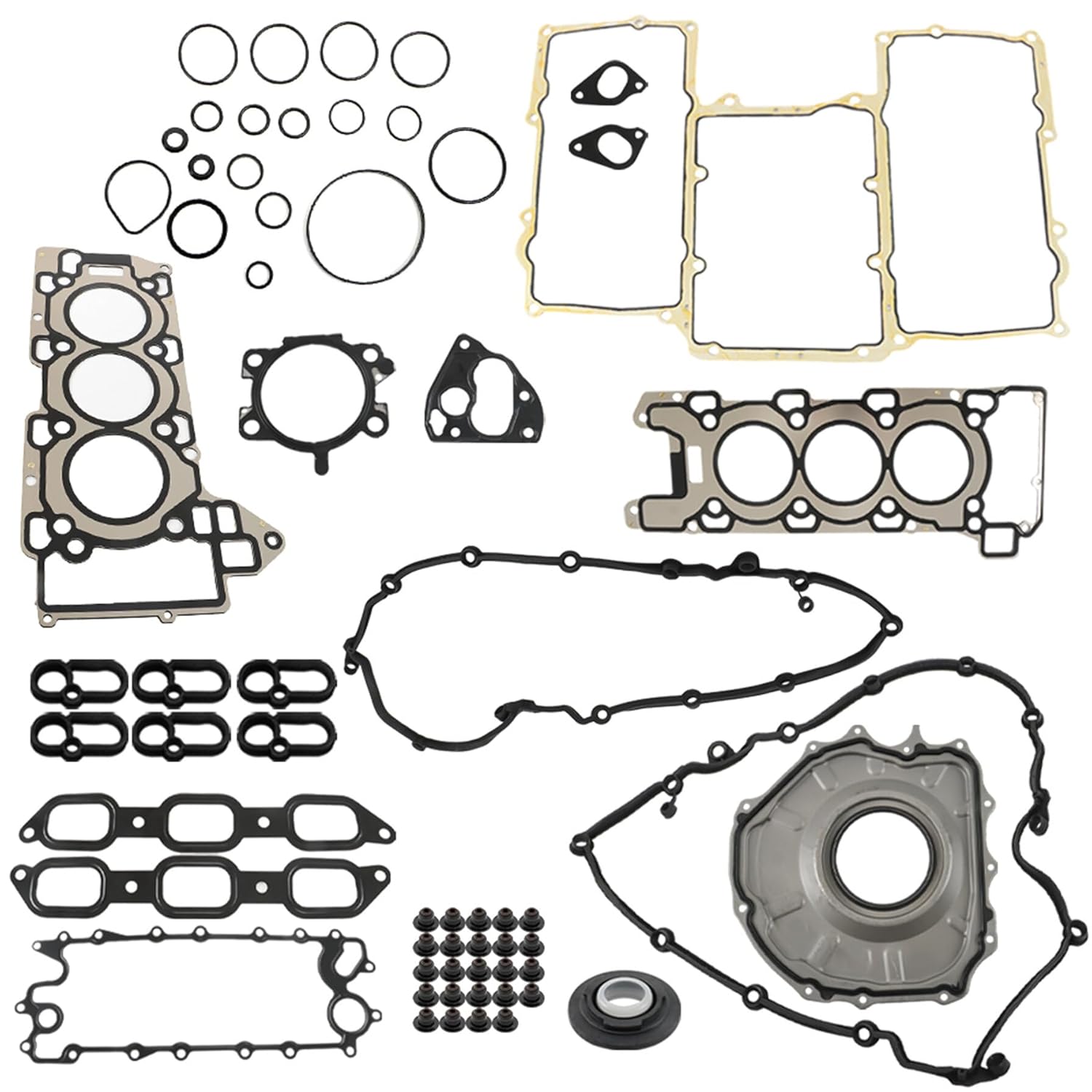 GXYWADY Engine Cylinder Head Gasket Set AJ126 Replacement for Jaguar XE XJ F-Type Land Rover 3.0L V6