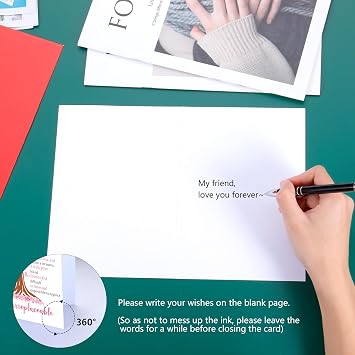 FOOZDEEVAAQ Friendship Card for Women Friend