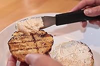 Vista 5 de Mercer Culinary Millennia - Esparcidor de borde ondulado, hoja de 3.5 pulgadas, mango negro