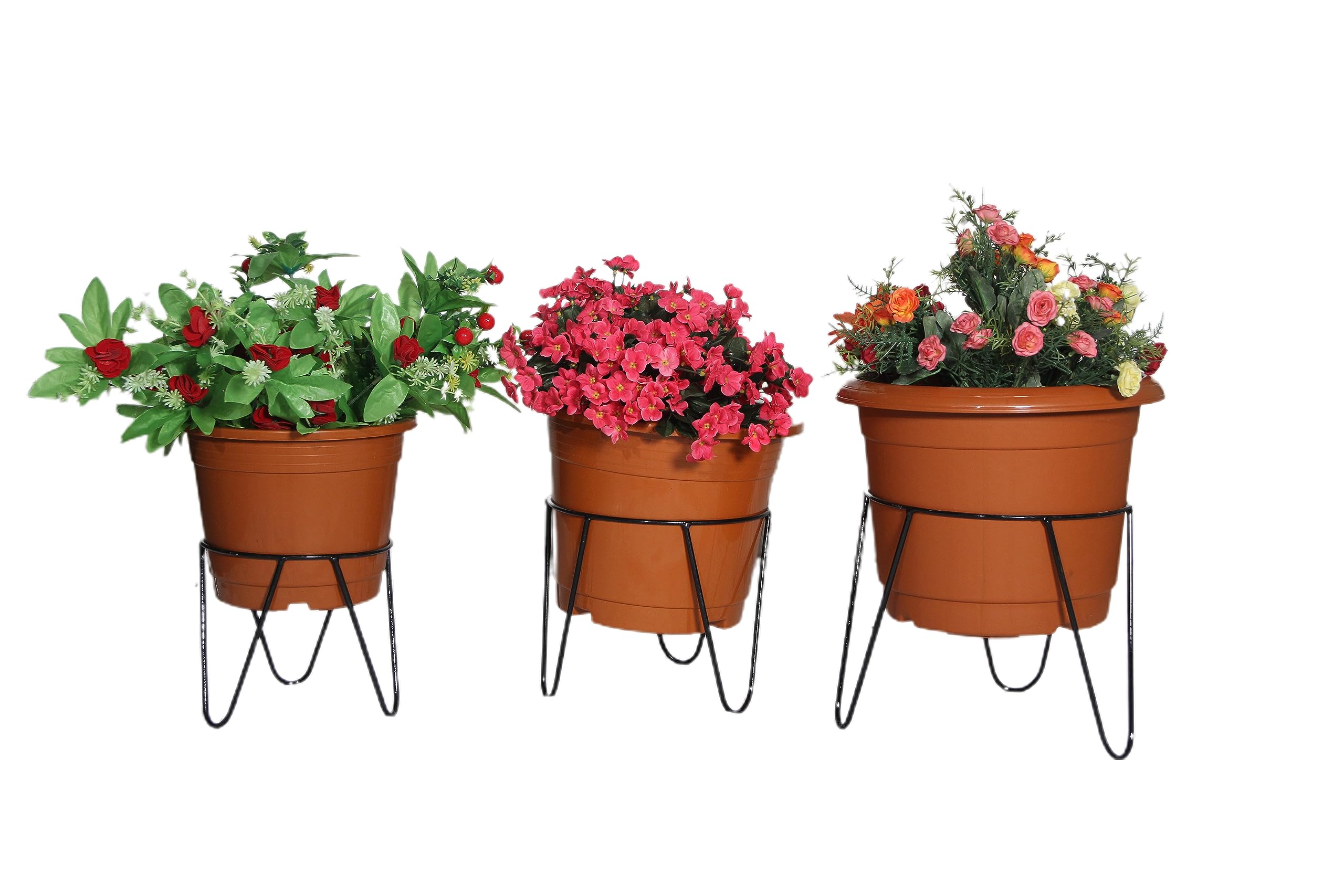 AKURA Soul Planter Stand for 10 Planter Pot Gamla Stand | Plant Stand for Balcony | Pot Stand for Indoor Plants | Flower Stand for Balcony | Garden Stand | Plant Stands for Indoor (Set of 12) (B0B1WZVT2Z) Amazon Price History, Amazon Price Tracker