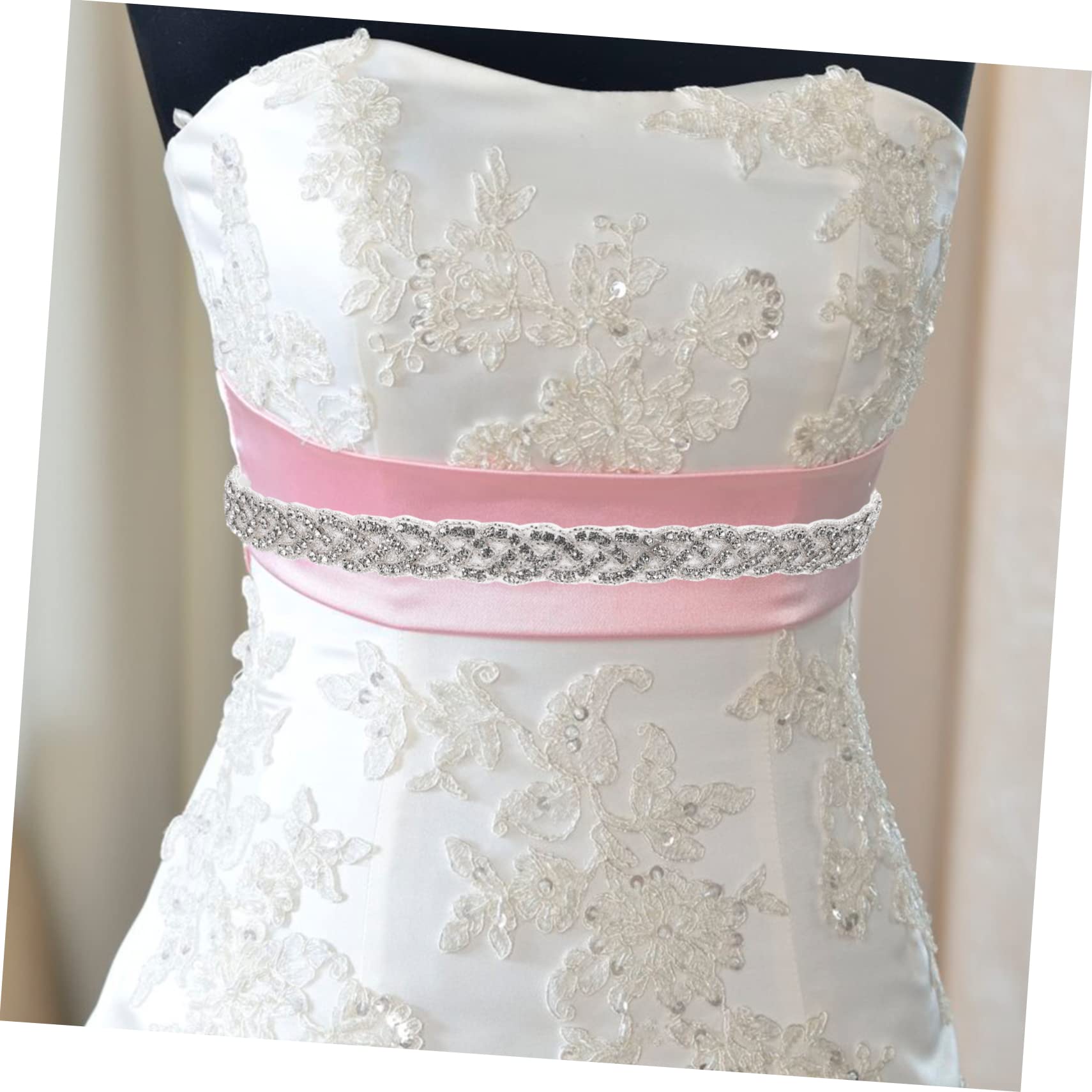 SOIMISS 3piezas Cinturón De Pedrería Para Novia Cinturón Brillante Para Vestido De Boda Accesorio Elegante Para Eventos Especiales Para Fiestas y Banquetes