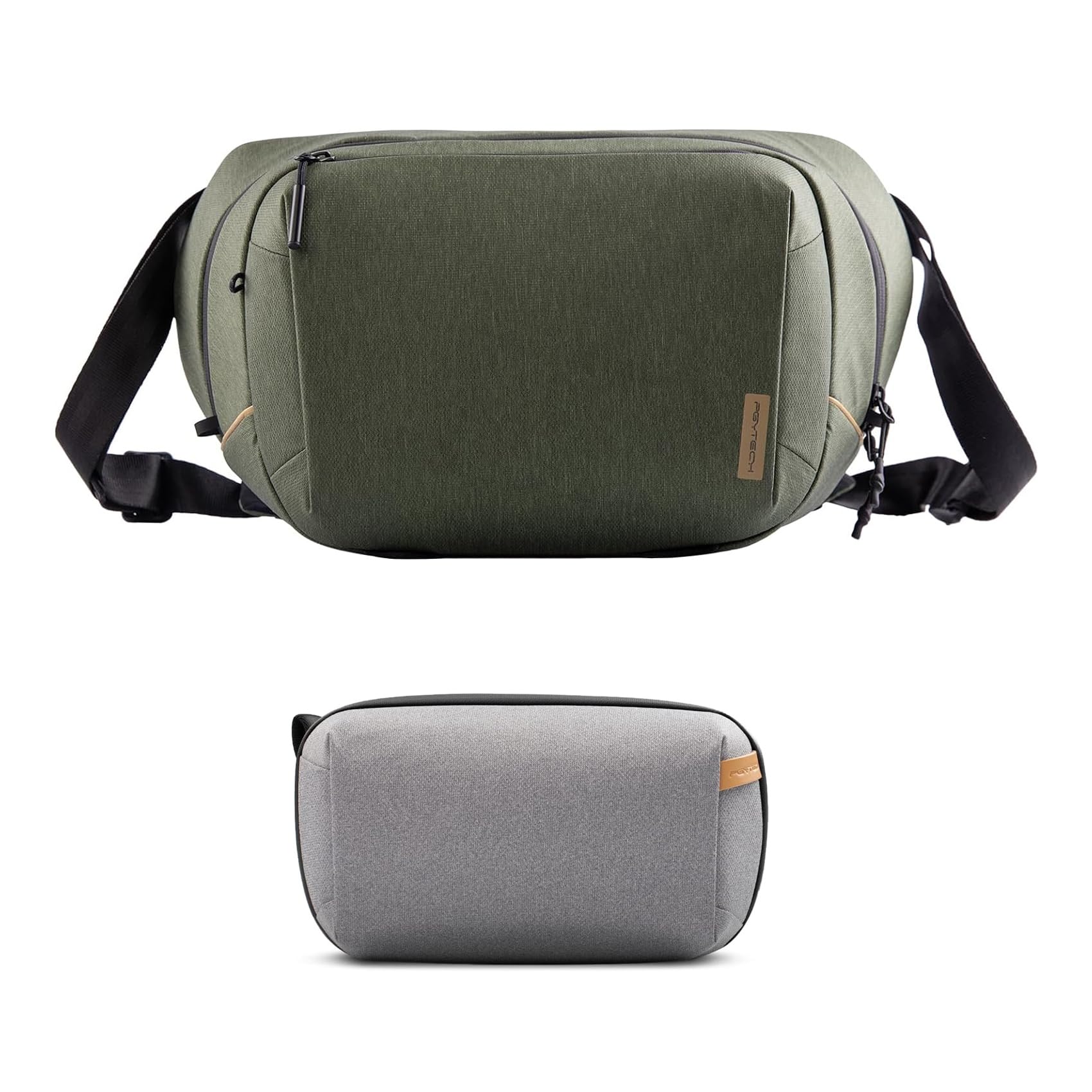 PGYTECHOneGo Solo V2 10L Camera Sling Bag+Tech Accessories Pouch Waterproof Small Electronics Organizer Bag for Sony/Canon/Nikon/DJI Mavic/Air/Mini/Tripod