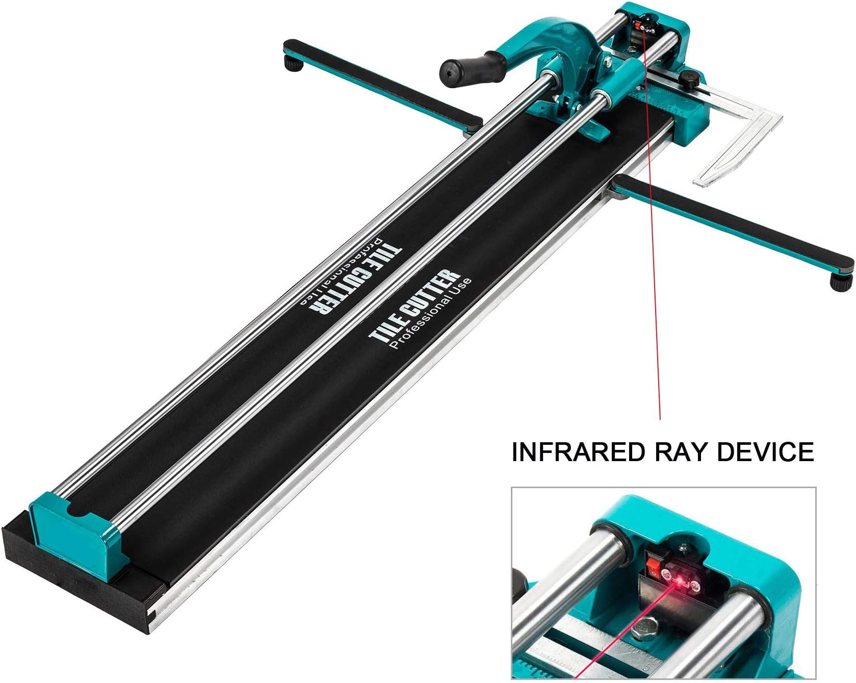 48 Inch Manual Tile Cutter Stone Cutting Machine with Laser Drawing Line for Precision Cutting