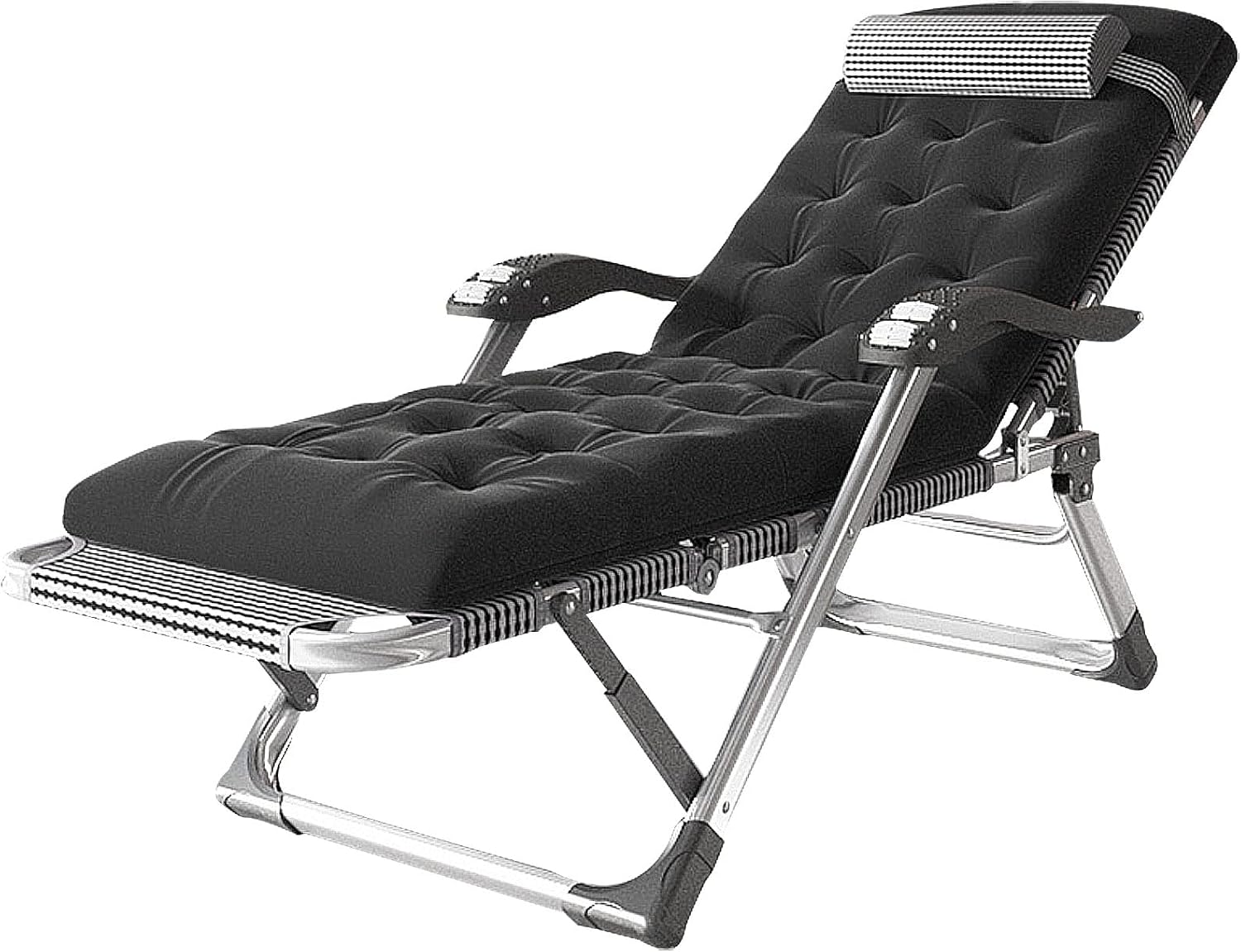 Sun Lounger Zero Gravity Chair Reclining Lounge Chair with Removable Cushion, Zero Gravity Chair for Indoor & Outdoor, Ergonomic Patio Recliner Folding Reclining charitable