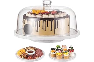 Marble Cake Stand with Acrylic Lid Cover: A Culinary Masterpiece for Perfect Presentations