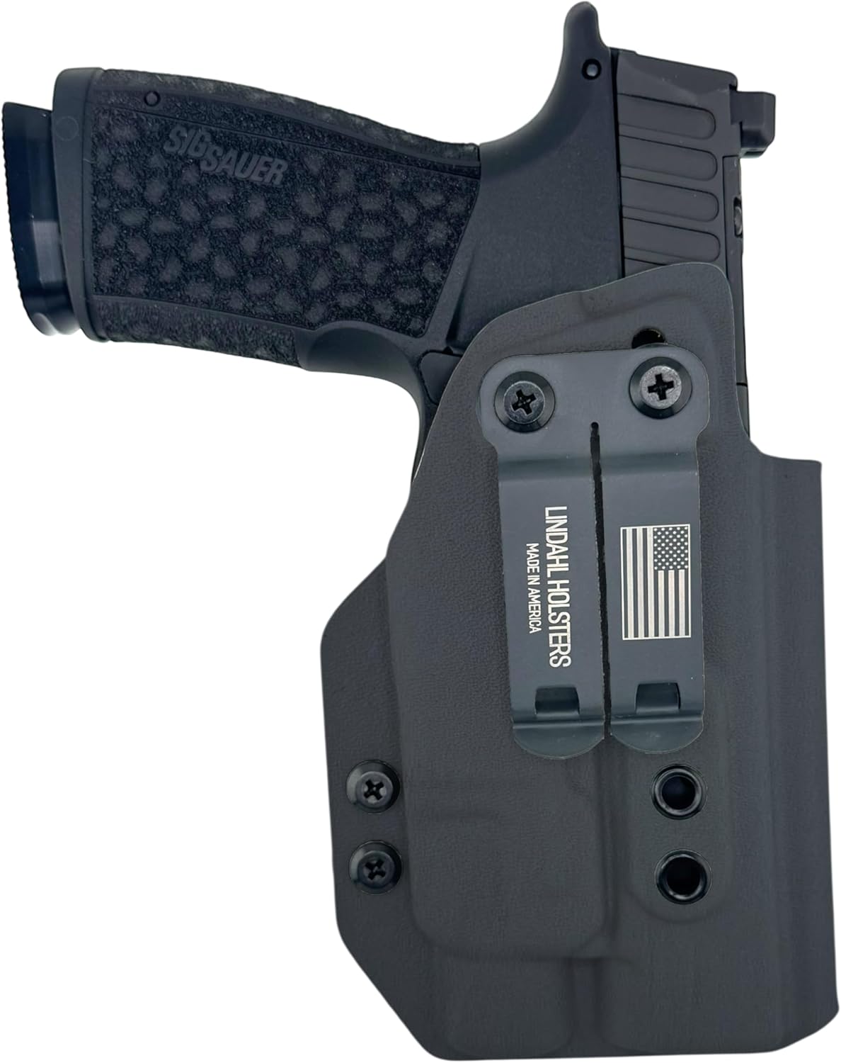 Lindahl Holster IWB Kydex for Sig P365 Fuse + TLR-7 HLX – Fits Fuse/Macro Grip Module Only – Not for TLR-7 Sub Lights – Concealed Carry – Optic in USA