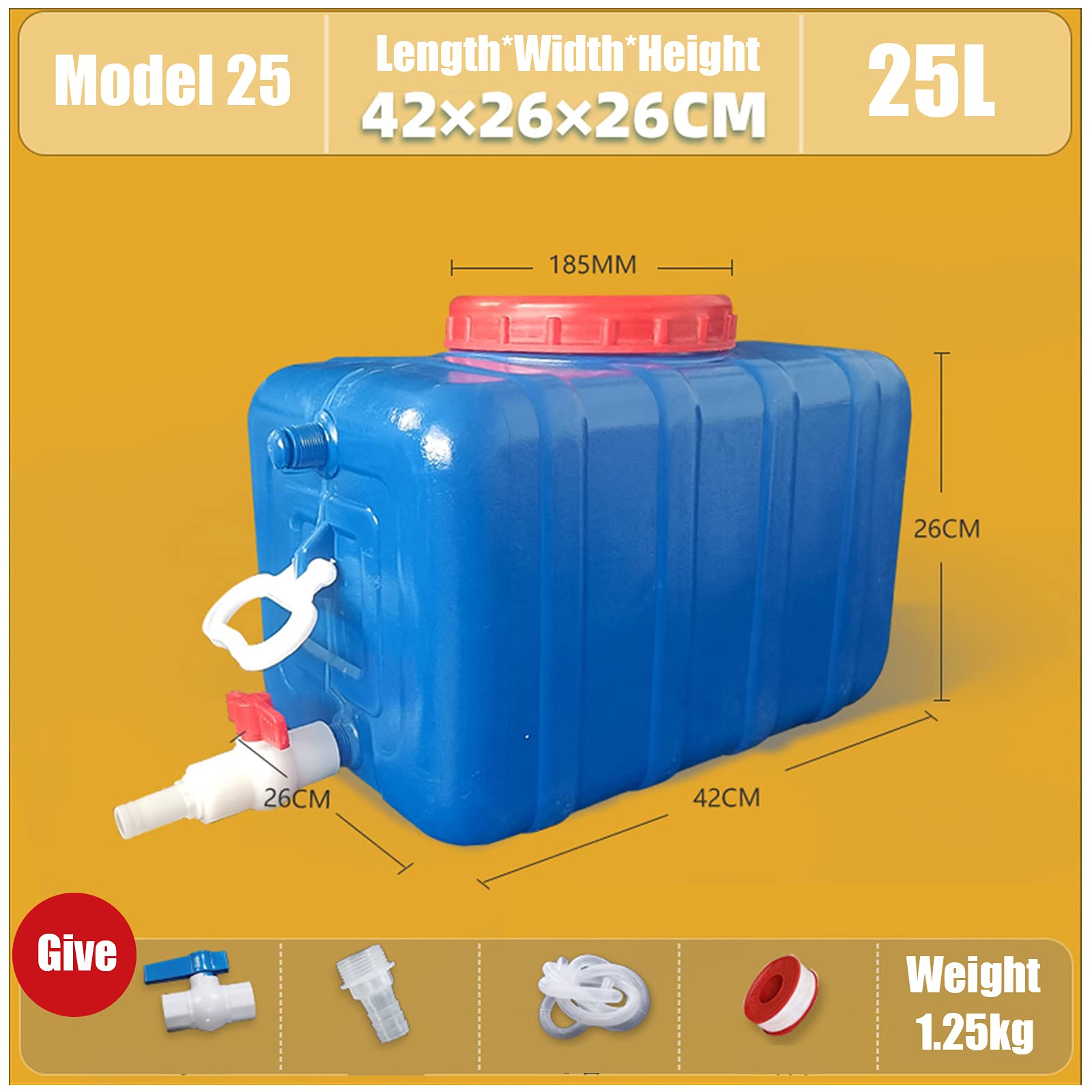Jericane Réservoir D’eau Plastique Alimentaire – 30L (modèle), Blanc, Avec Poignée Ergonomique, Pour Camping, Voiture Et Bateau