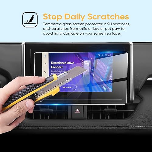 Vista 47 de LFOTPP Protector de pantalla F150 para 2015-2021 2022 2023 F*ord F 150 F150 F250 F350 F450 sync2 sync3 Coupé Hatchback 8 pulgadas navegación vidrio