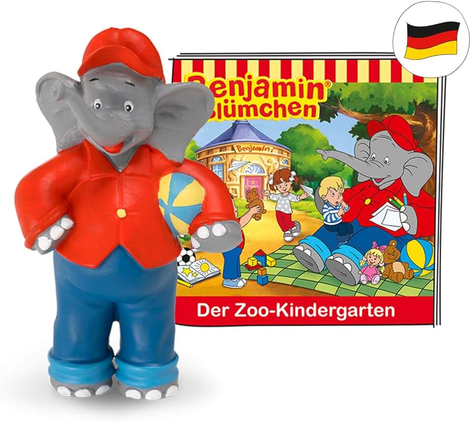 tonies Hörfiguren für Toniebox, Benjamin Blümchen – Der Zoo-Kindergarten, Hörspiel für Kinder ab 3 J
