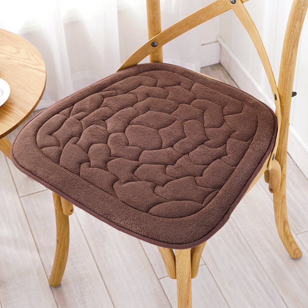 Coussin anti-dérapant de chaise étudiant 45x45cm - Coussinet bureau moderne minimaliste