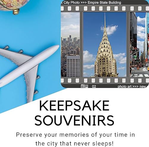 Miniatura 2 de New York Landmarks Color Filmstrip - Imán de nevera de recuerdo fotográfico de la ciudad de Nueva York - Imanes de nevera de la ciudad de Nueva York