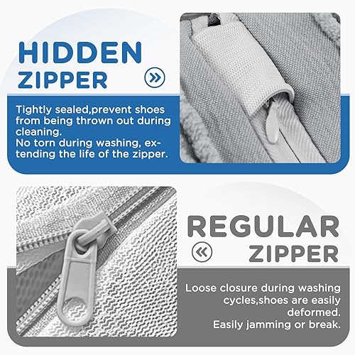 Miniatura 4 de Shoe Washing Machine Bag,Shoe Laundry Bags for Sneakers, Reusable Shoe Cleaning Bag for All Shoe Sizes