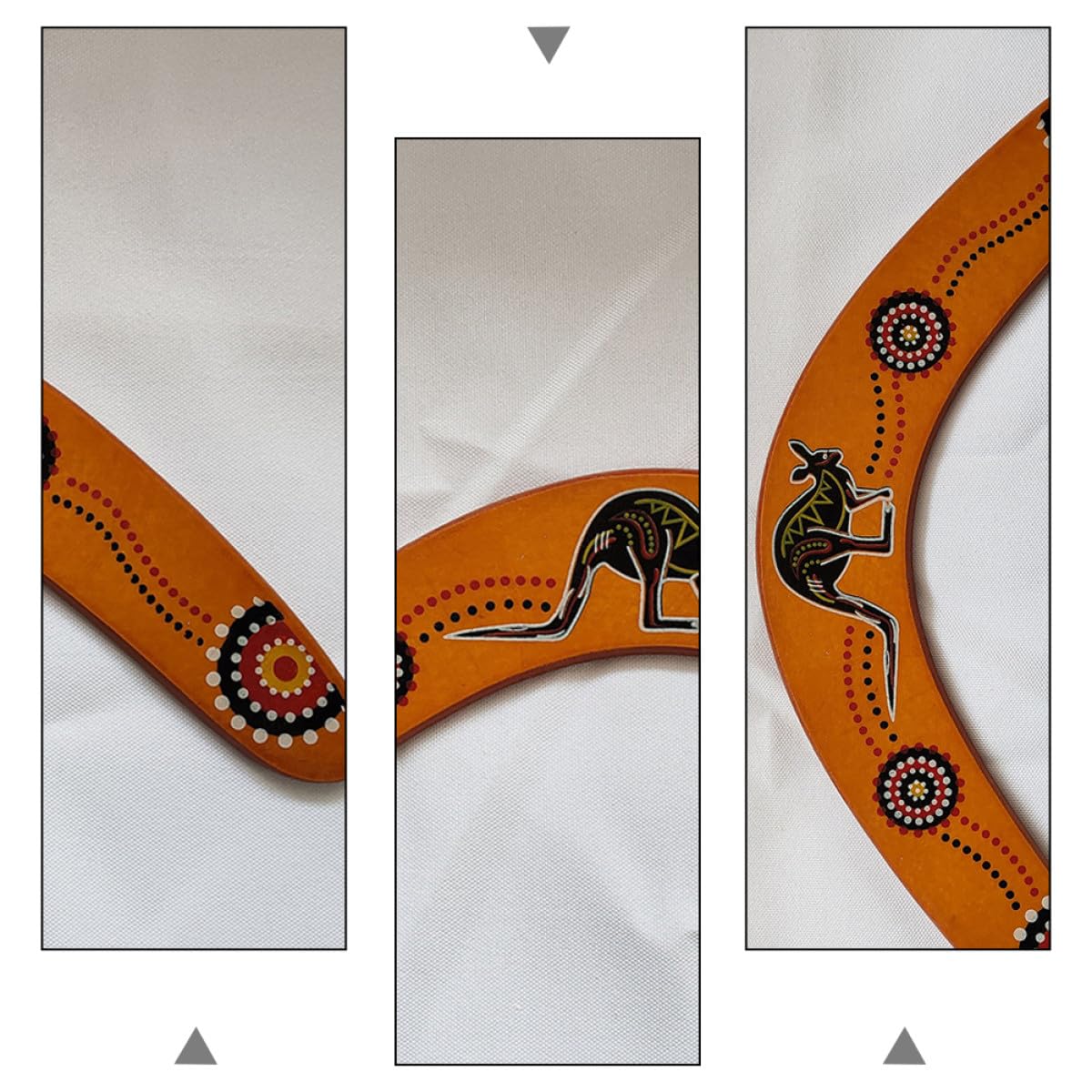 Didiseaon 2 Piezas de Boomerangs en Forma de V de Material Sintético para Deportes al Aire Libre y Área Abierta, Juguete de Maniobra para Adultos y Niños