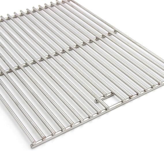 Hongso 17 3/8 Grill Grates for Charbroil 463446017 463446015 463449914 | Fits Charbroil 4-Burner 463446016 463447018 463241113, 304 Stainless Steel, 7mm Diameter, 17-3/8 x 26-1/4