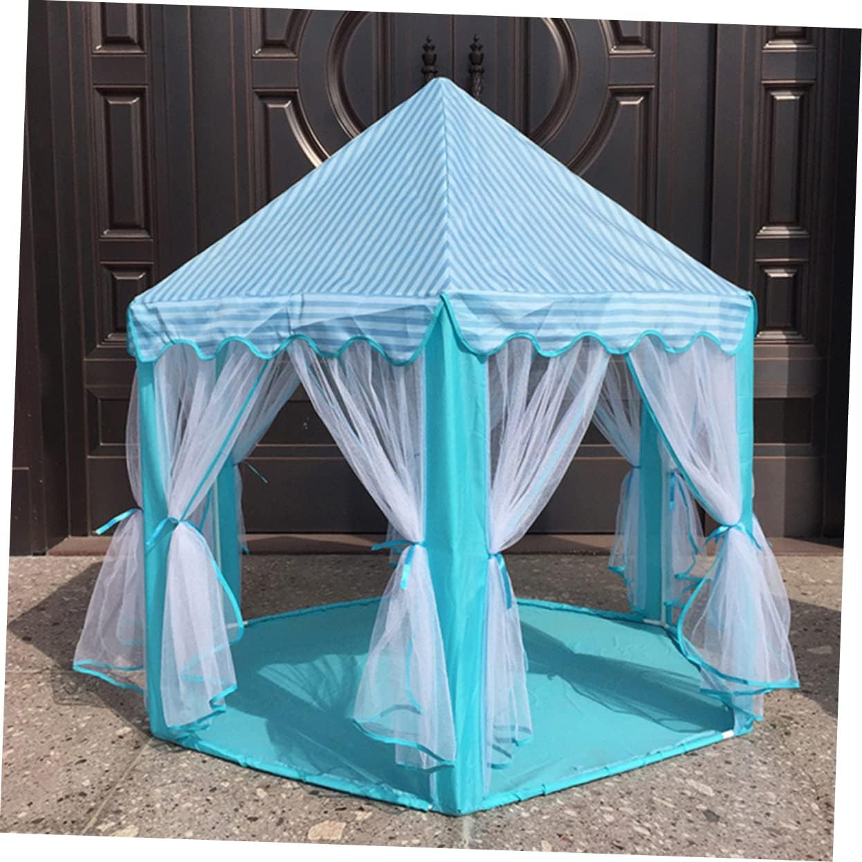 Hexagon Plush Rug for Play Tent Soft Crawling Mat Decorative Floor Carpet for Nursery and Playroom for Boys