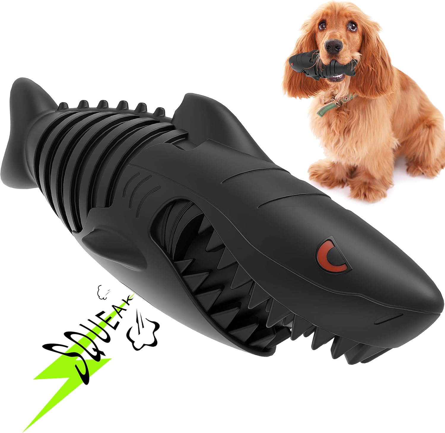 Pet Supplies Dog Toys, Squeaky Dog Chew Toy Tough & Durable Natural Rubber Dog Toy