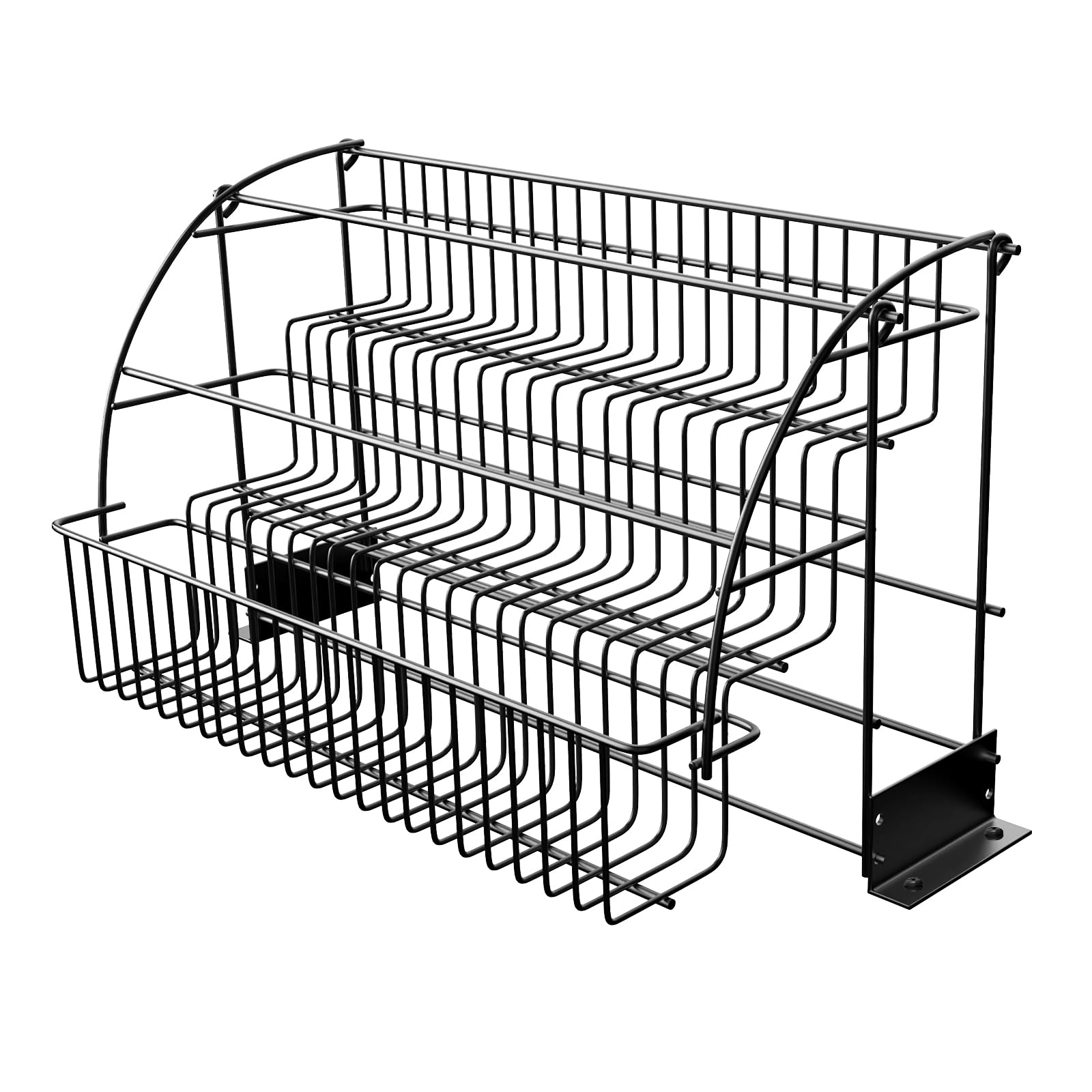 3-Tier Pull Down Cabinet Spice Rack Organizer
