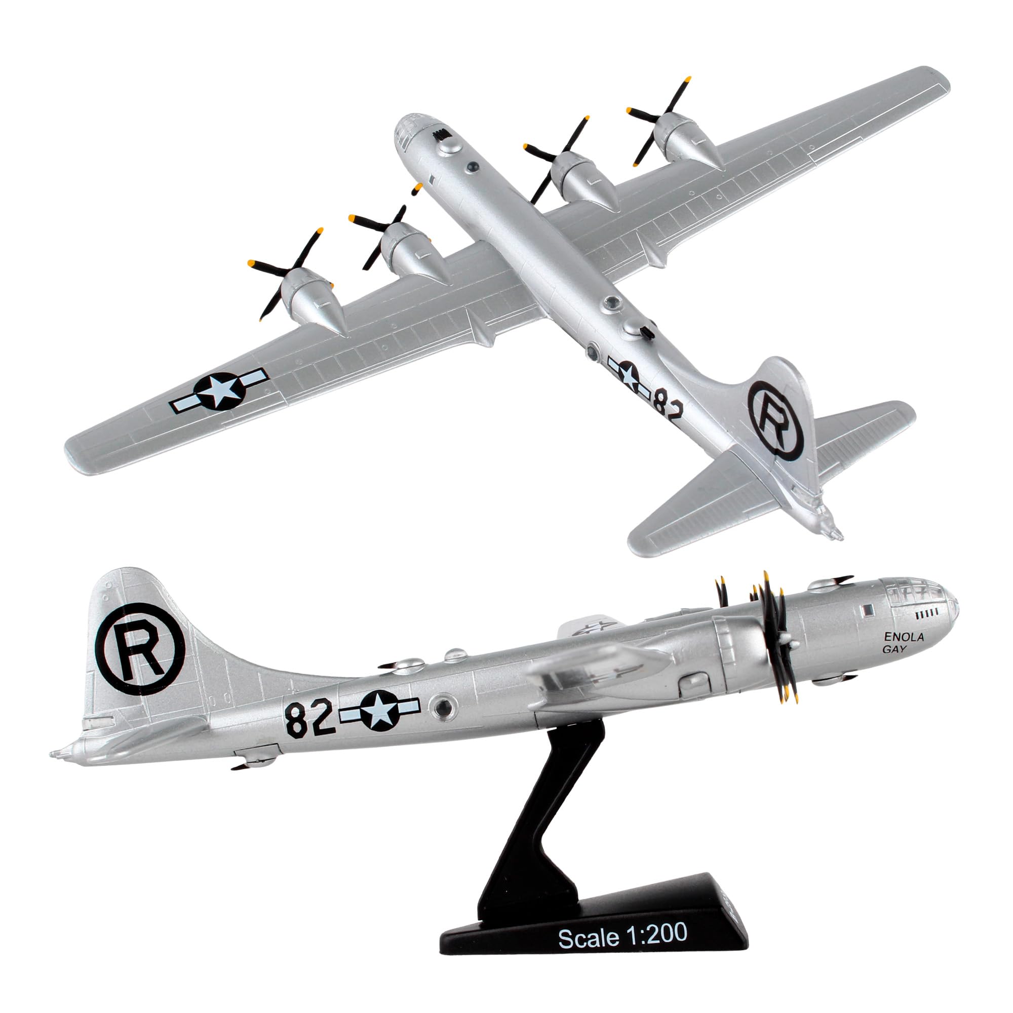 Daron Worldwide Trading B-29 Superfortress Enola Gay Vehicle (1:200 Scale) , White