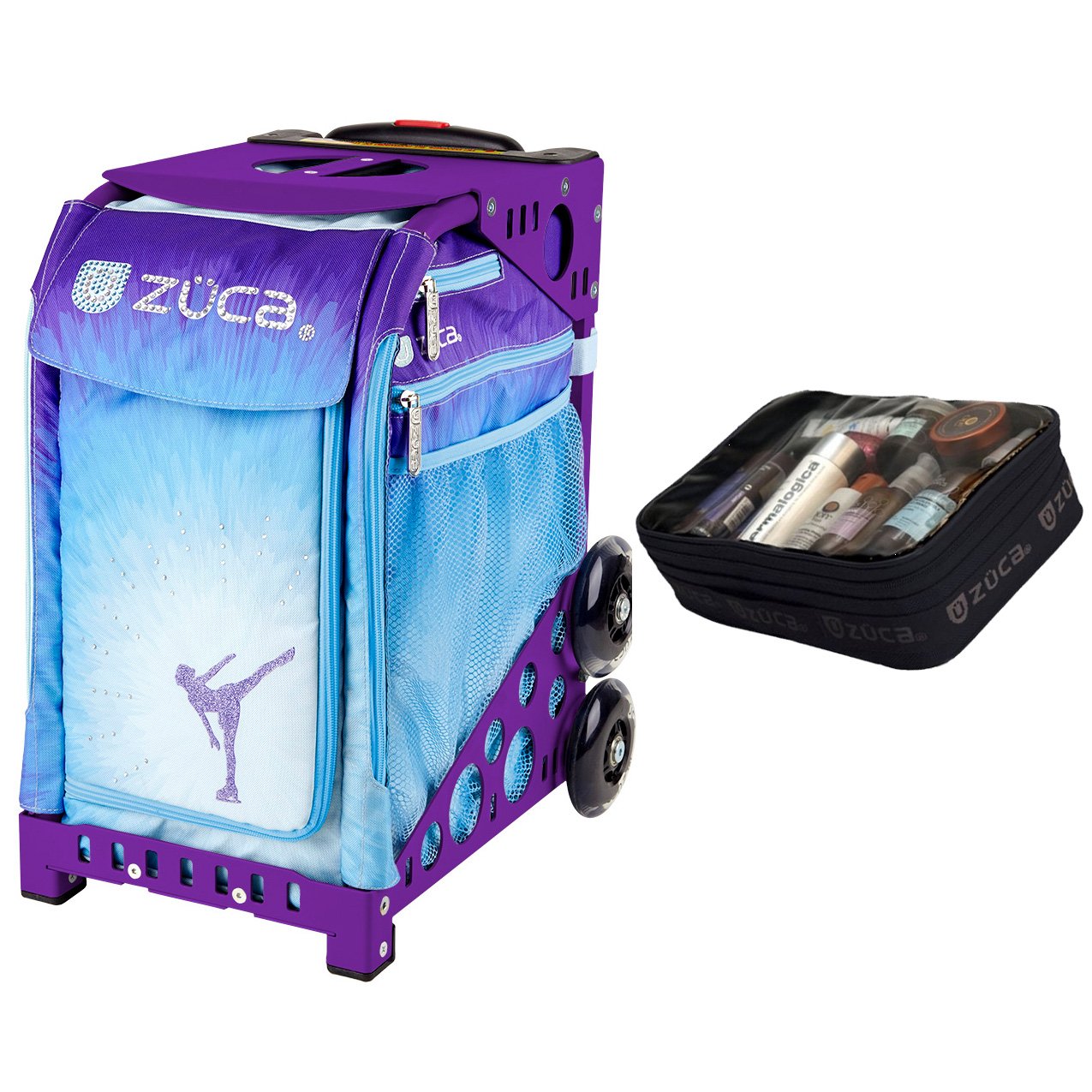 ZUCA Ice Dreamz Sport Insert Bag & Purple Frame + Gift Utility Pouch