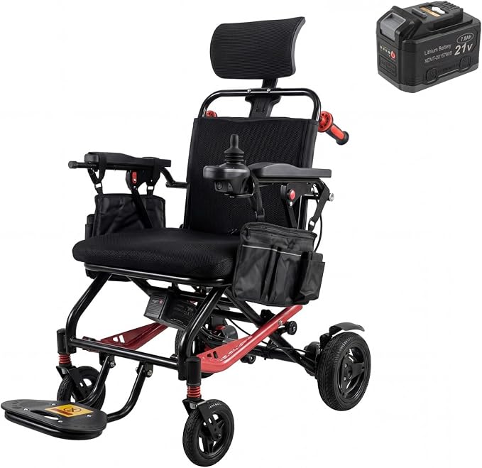 Flybold Aluminum Alloy Foldable Electric Wheelchair