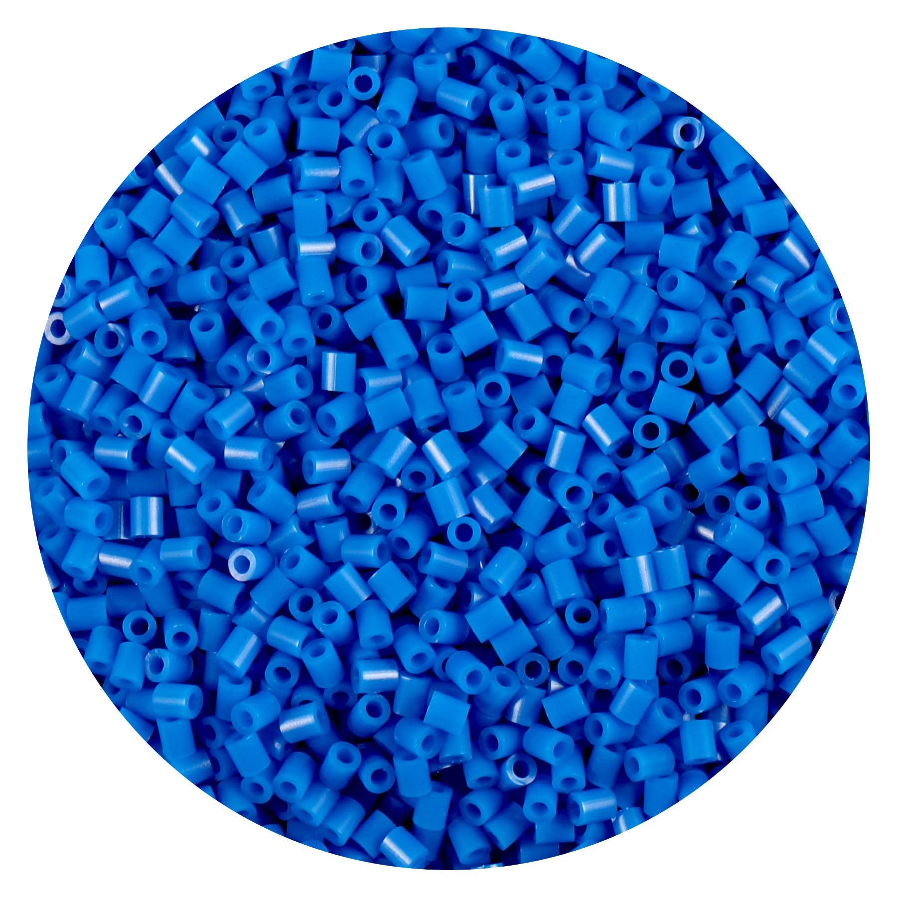 10000Pcs Loose Mini Fuse Beads 2.6mm Bulk Refill Kit Stress Relief Pixel Art 3D Craft Melting Beads for DIY Decor Crafts Creative Handmade Projects (Royal Blue)