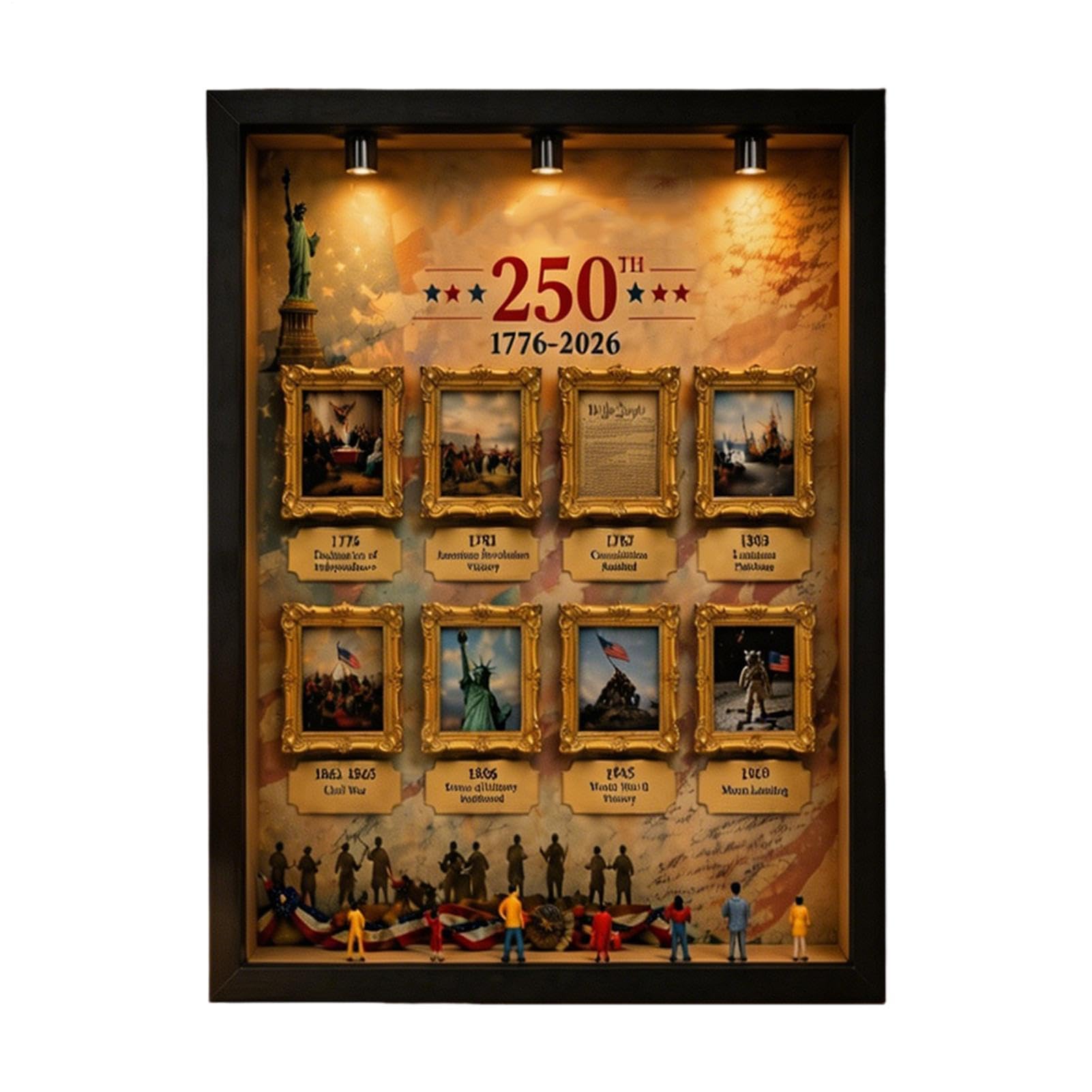 Cadre photo 250e anniversaire pour décoration d'intérieur et de bureau