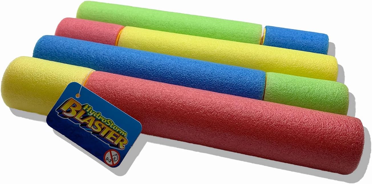 Set Of 4 Foam Water Pistol HYDRO STORM Blaster Shooter Pump