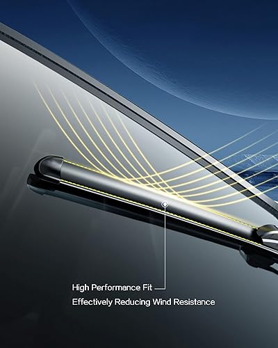 Miniatura 3 de Juego de 3 limpiaparabrisas de repuesto para Toyota Highlander 2008-2019, juego de limpiaparabrisas de 26 + 20 + 12 pulgadas (juego de 3) gancho UJ