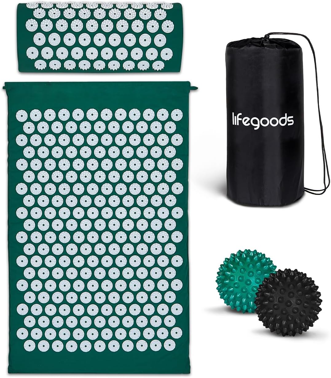 Lifegoods Acupressure Mat with Cushion Acupressure Mat Acupressure