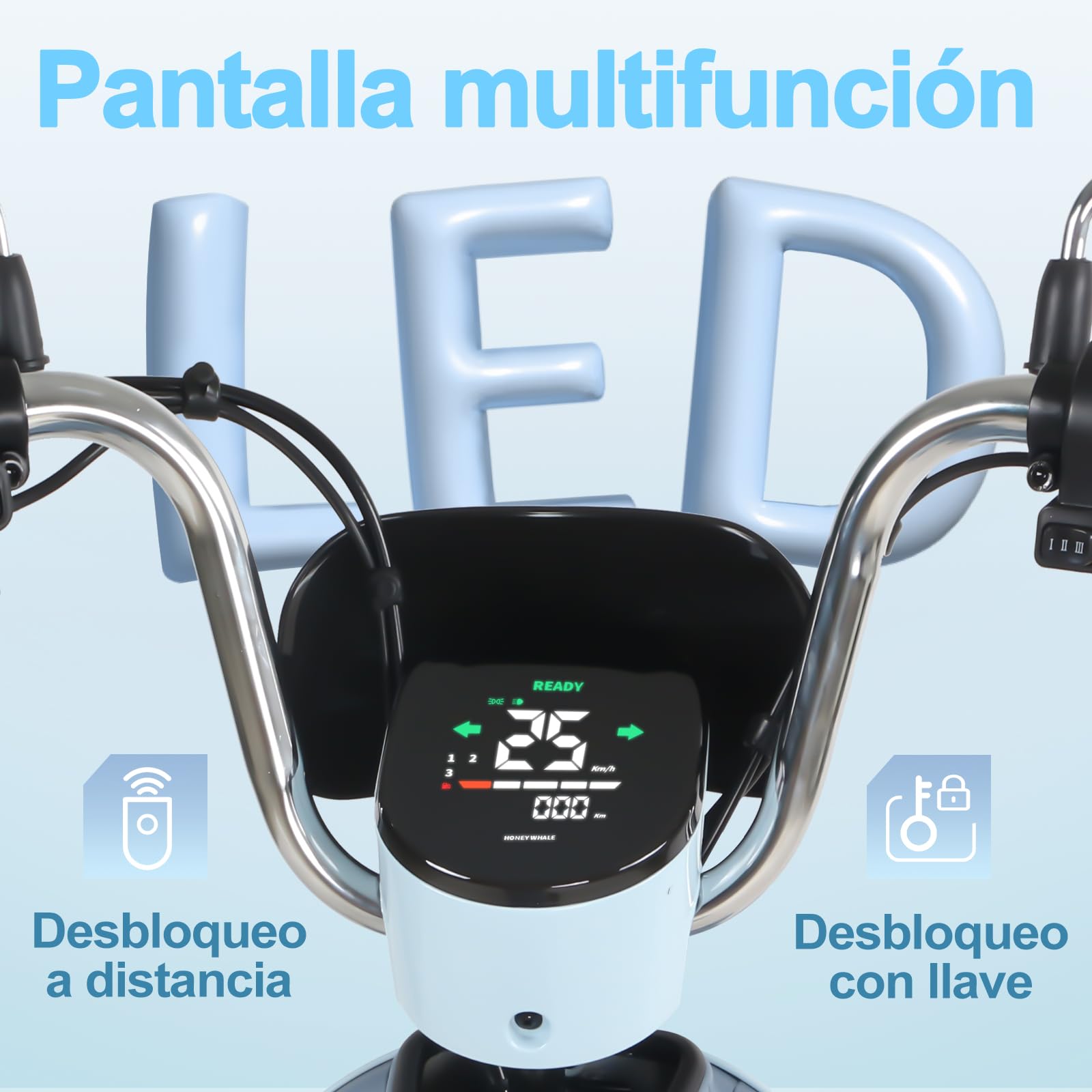 HONEYWHALE UNA Electric Bike LCD Display