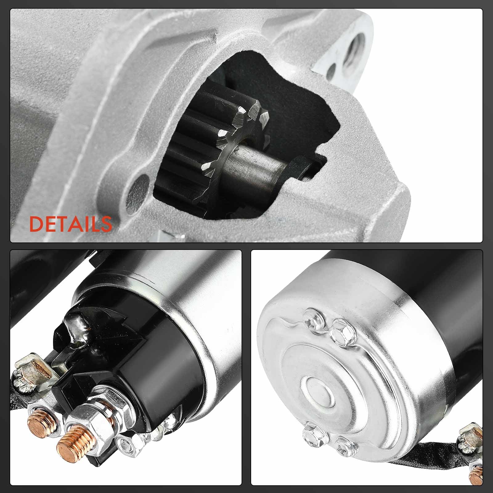 Frankberg Motore di avviamento Auto 1,4 KW/12 V/12 denti Compatibile con S.a.n.d.e.r.o Clio II BB CB Clio III Grandtour KR0/1 Logan I LS Replace# 233003329R