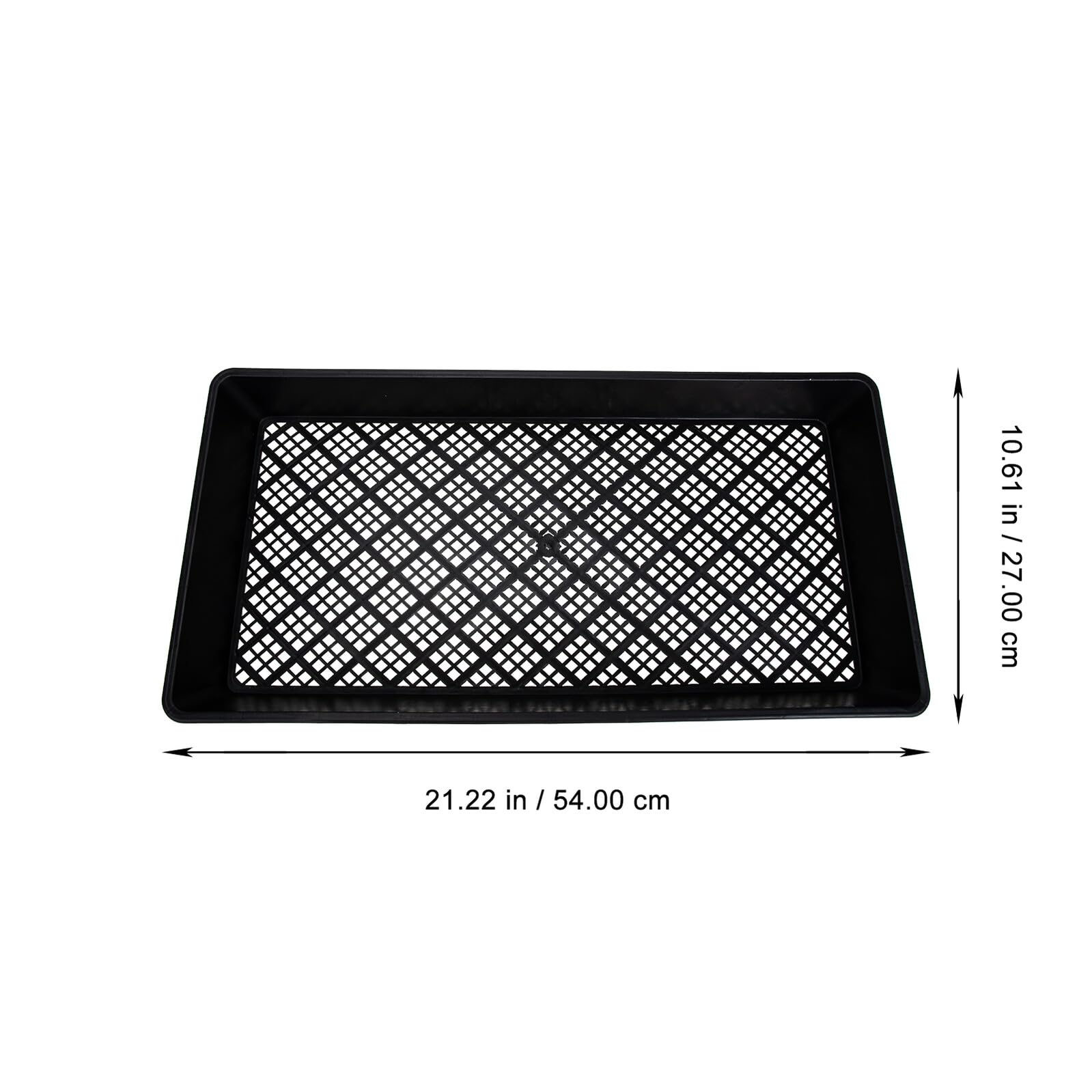 HEMOTON 6pièces Plateau de Germination de Plantes Conteneurs Plastique Plateaux de Pépinière pour Culture de Micro-pousses