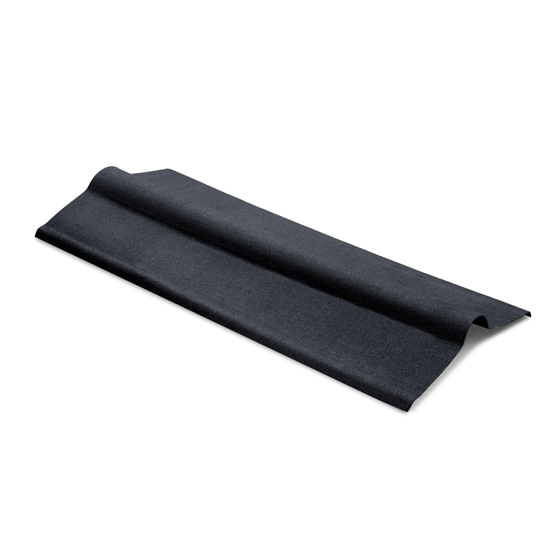 Onduline-Firsthaube 4er Pack für Bitumenwellplatten Dachmaterial Abdeckung wetterfest–Firstelement für Dachabschlüsse bei Nebengebäuden-100x90x18cm (schwarz)