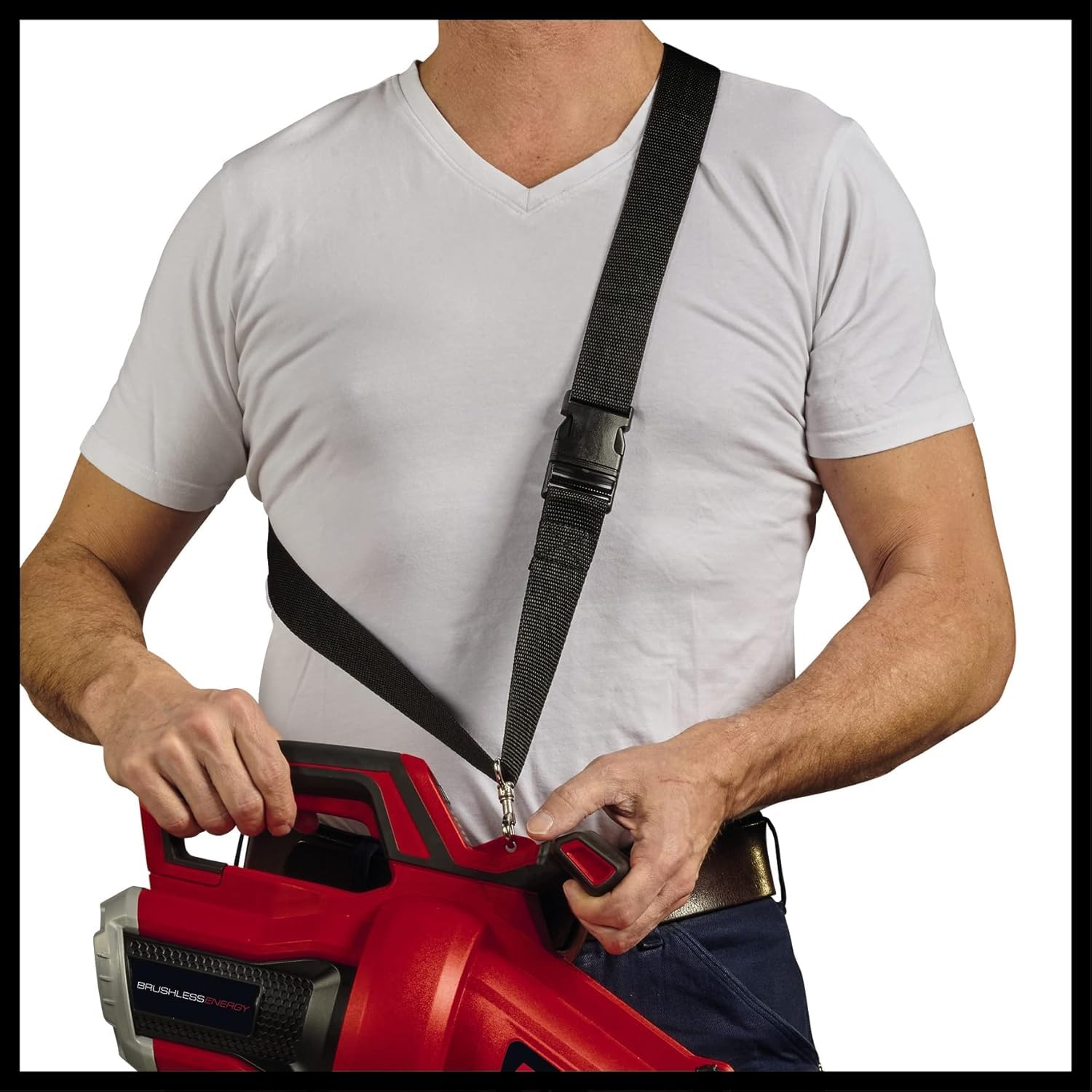 Einhell Profesional Aspirador de Hojas con batería VENTURRO 36/240 Power X-Change (36V, Potencia de aspiración 740m³/h, Bolsa colectora 45l, func. de soplado hasta 240km/h, sin batería)