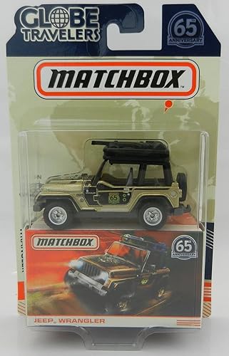Miniatura 2 de Matchbox Globe viajeros OroNegro Jeep Wrangler 65th aniversario